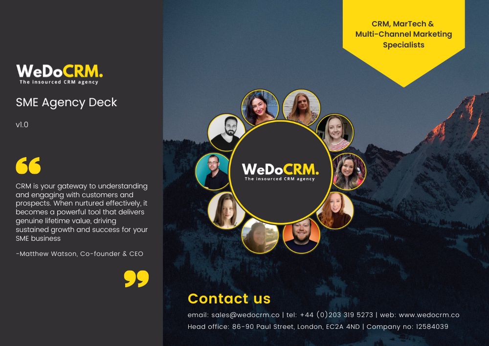 WeDoCRM SME Deck 2024