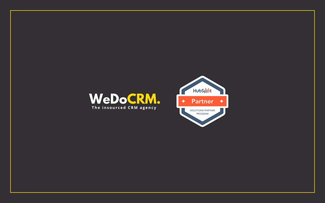 WeDoCRM becomes an Official HubSpot Solutions Partner (1)