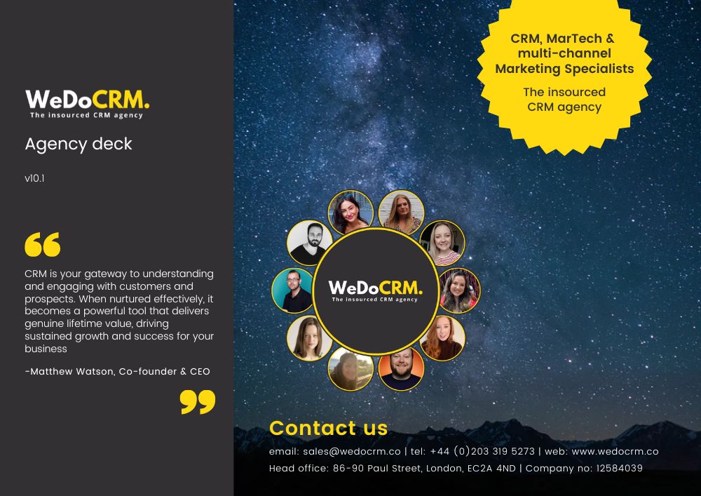 WeDoCRM agency deck (v10.1)